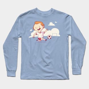 Football Boy Long Sleeve T-Shirt